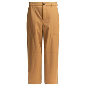 Loewe Men Cotton And Silk Cargo Trousers